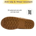 thumbnail image 2 of CHICVOMEY Winter Suede Snow Boots for Men and Women Thickened Fuzzy Warm Non Slip Plush Lined Closed Toe Thick Sole Outdoor Indoor Cozy House Shoes, 2 of 8