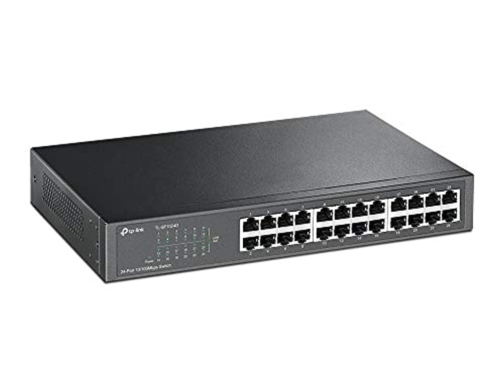 24PORT 10/100MBPS SWITCH STD 13IN STEEL CASE