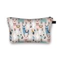 thumbnail image 1 of Estuche de cosméticos para mujer, bolsa de maquillaje Retro a rayas de búho, bonito hurones, organizador de belleza, bolsa de viaje, neceser de aseo Fivean unisex, 1 of 2