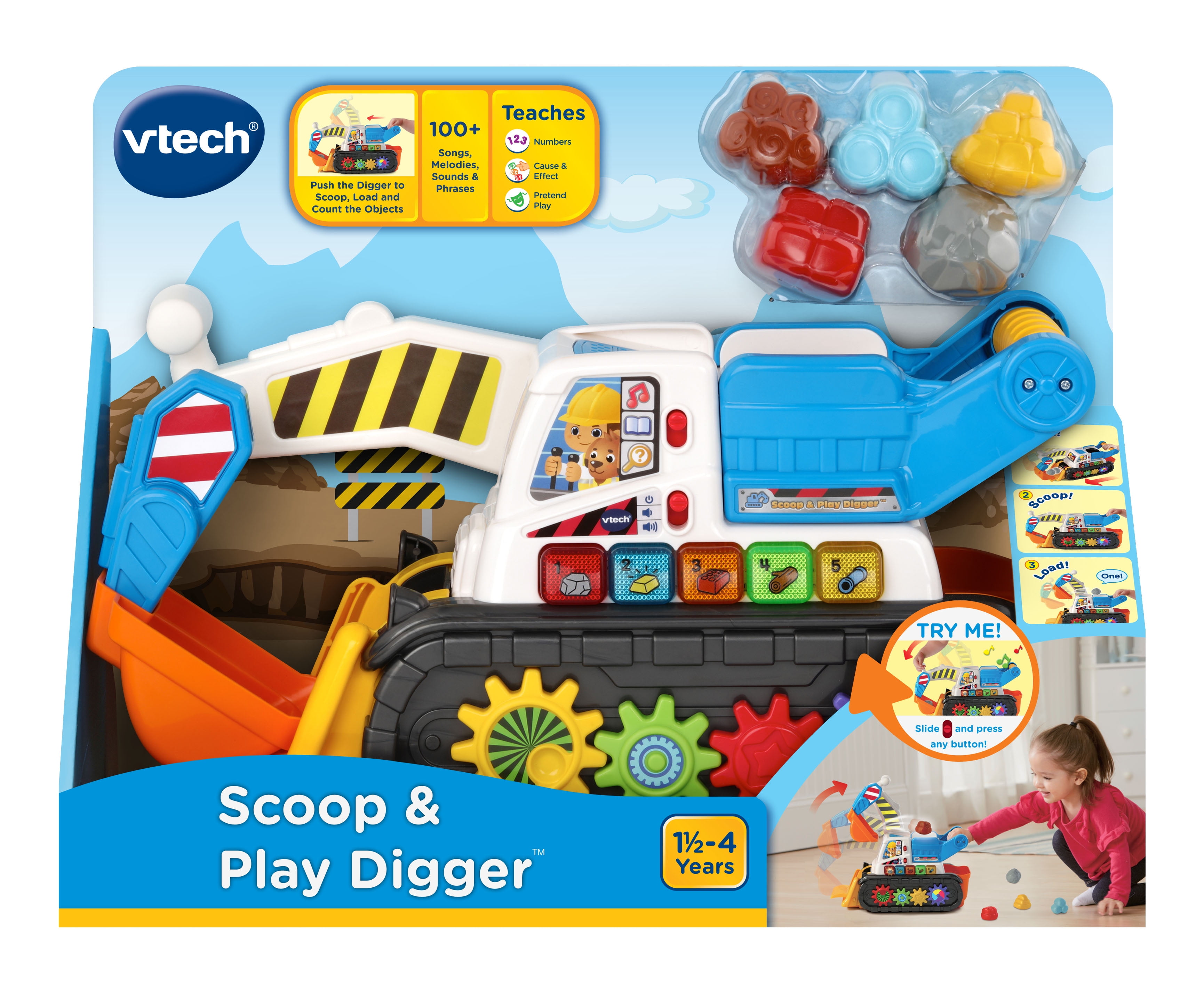 vtech baby scoop and play excavator