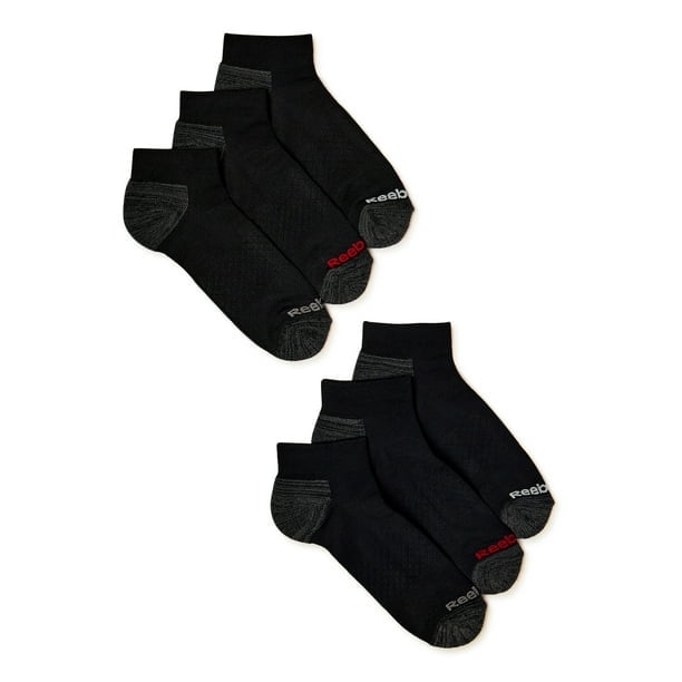 Reebok Men s Pro Series Lightweight Ankle Socks 6 Pack
