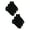Black and Red, variant on Reebok Men's Socks, Tech Comfort Ankle Socks, Stocking Stuffers, 6-Pack