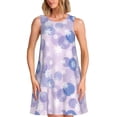 thumbnail image 1 of Disketp Winter With Snowflakes para Vestido sin Mangas para Mujeres, Vestidos de Verano para Mujeres, Casual y Holgado para la Playa, 1 of 7