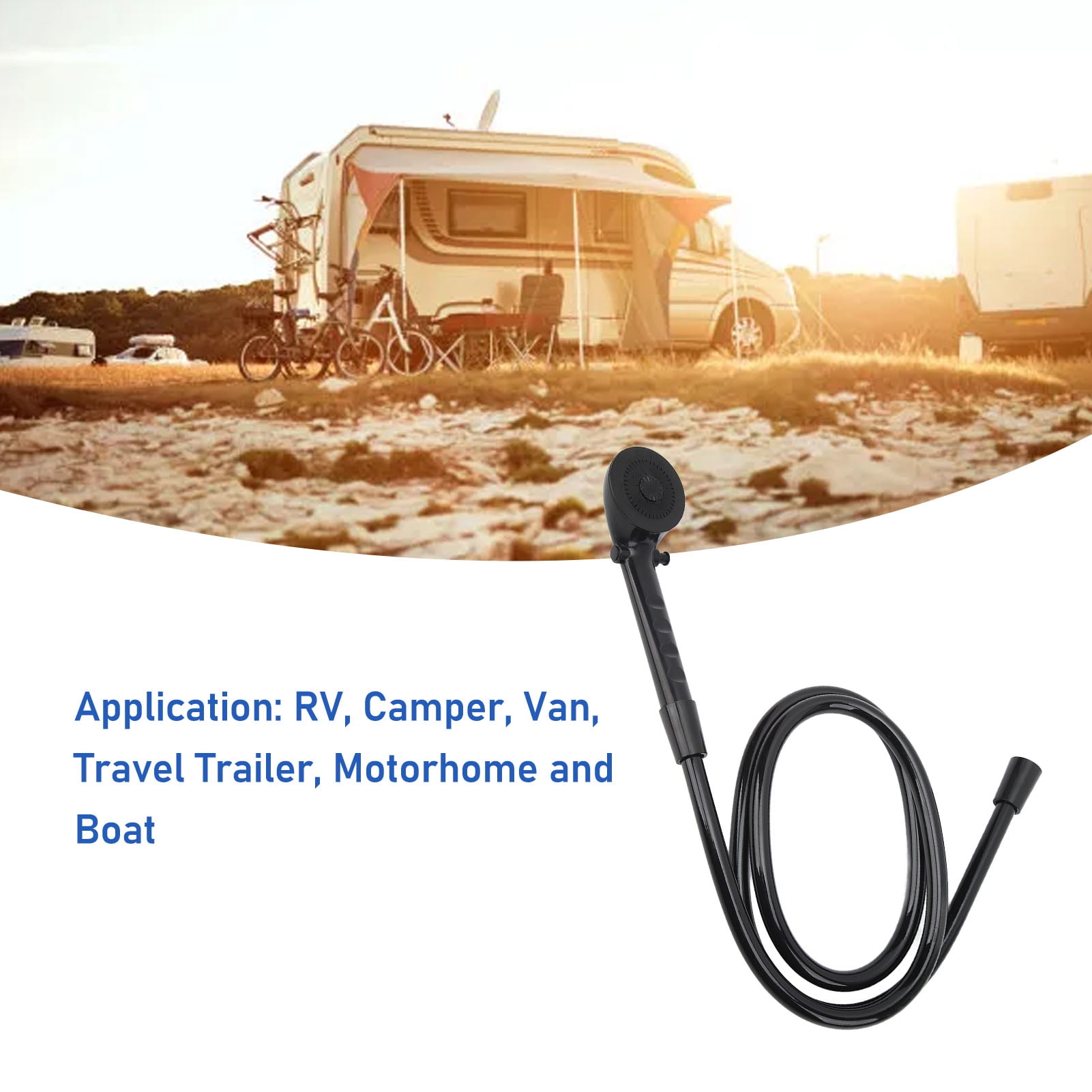 Poeau De Douche Pour Caping-car Avec Tuyau, Poeau De Douche Haute