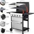 thumbnail image 5 of All-in-One Propane Gas Grill with Grilling & Griddling Functions, 745 Sq.Inch Cooking Space for Patio or Camping, 5 of 7