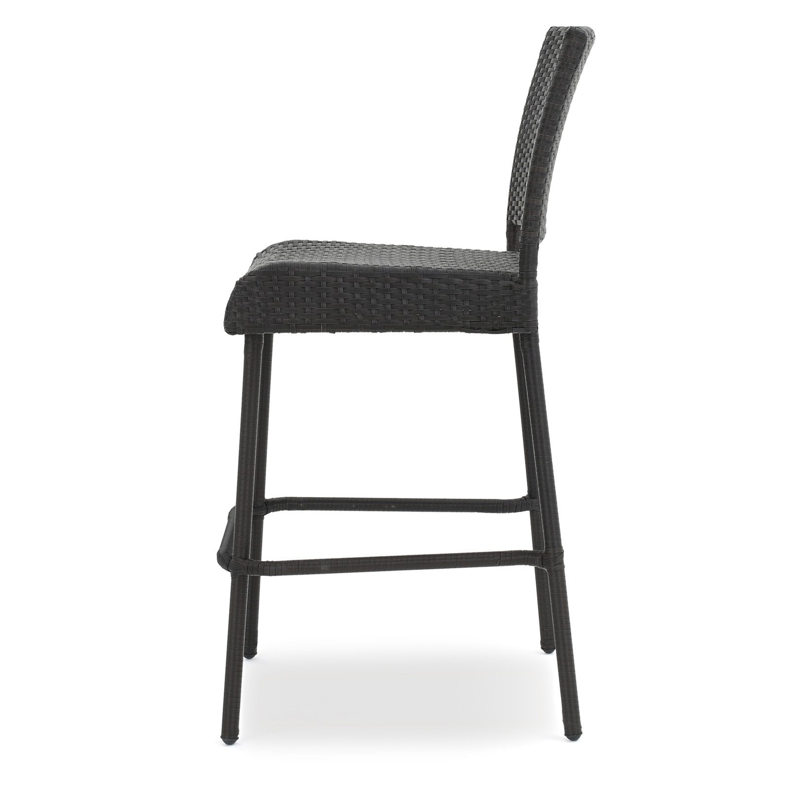 Trestle 29-Inch Outdoors Dark Brown Wicker Barstools (Set of 2) - image 4 of 11