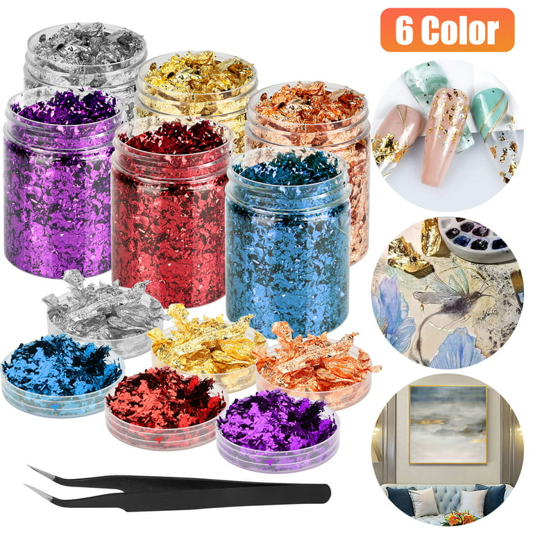 Foil Flakes for Resin - Gold, Rose Gold, Silver Colors — BALTIC DAY