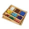 thumbnail image 1 of Checker Board Beads Elite Montessori con barra de 20 cuentas 1-9, 1 of 1
