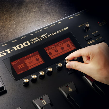 Boss GT-100 Portable Studio Audio Control Guitar COSM Amp Effects