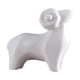 thumbnail image 1 of Estatua decorativa de oveja, escultura de animal coleccionable de cerámica moderna para Blanco Pequeño, 1 of 6