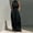 Black, variant on Women's 2 Piece Cotton Linen Set Sleeveless Mock Neck Top and High Waisted Wide Leg Pants Dressy Casual Summer Outfit Breathable Lightweight Loose Fit Matching Set Business Sets for Women L
