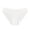 White, variant on Lunuaoe Women's Lace Patchwork Panties, Sexy Half-Hip Cheeky Underwear, Breathable Soft Briefs