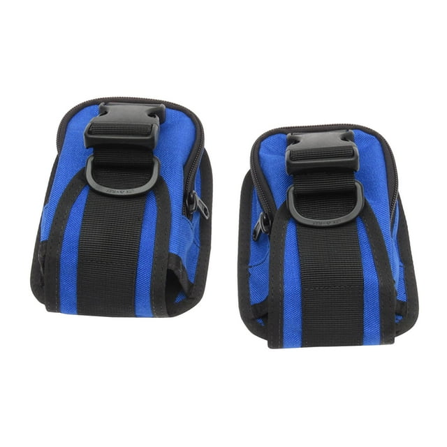 Diving Weight Pockets Harness Empty 5lbs Weights Snorkeling Donut Pouch Blue