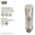 thumbnail image 5 of VIGO Noma Single Handle Single-Hole Bathroom Faucet Set with Deck Plate in Brushed Nickel, 5 of 5