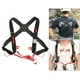 thumbnail image 3 of Escalada libre Techos Techadores Arnés Protección contra caídas Seguridad Cinturón de trabajo con hebillas Seguridad con cordón ajustable Negro, 3 of 9