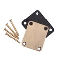 thumbnail image 2 of 2Pcs Metal Rectangular Electric Guitar Part Accessory Neck Plate Assorted Color 6.8 x 5.1 x 0.35 Cm, 2 of 8
