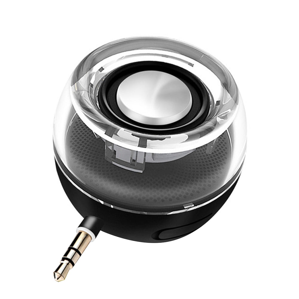 Gadget.Cool Smartphone 3.5mm Aux Audio Jack Plug in Line-in Speaker Mini Comp... 