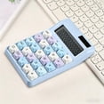 thumbnail image 6 of Byujiro Candy-Colored Dual-Power 12-Digit Calculator Solar & Battery Powered Desktop Calculator, Silent Basic Calculator with Clear LCD Display for Office, Students, School & Home Use, 6 of 6