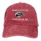 thumbnail image 2 of Women Want Me Fish Fear Me Washed Baseball Cap Trucker Hat Adult Unisex Adjustable Dad Hat Summer Breathable Stretch HatsAdjustable Gao Jinjia LED, 2 of 2