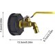 thumbnail image 2 of Adaptador de Tanque IBC 3/4 S60x6 Yongsheng, 2 of 5