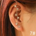 thumbnail image 2 of Ear Crawler Hook Earring Creative Ear Wrap Climber Earring Ear Cuff for Women, 2 of 6