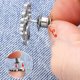 thumbnail image 4 of Tensor De Cintura Para Pantalones Botones De Flores Para Vaqueros Holgados Nuevo Juego De Extensores Ajustables Para Cintura Clips Para Pantalones Sin Costuras Para Vaqueros Faldas (Flores 2), 4 of 7