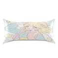 thumbnail image 3 of Dailycode Satin Pillow Case Queen Silk Pillow Cover for Hair and Skin Envelope Closure Cute Anime Schoolgirl 20"x30", 3 of 9