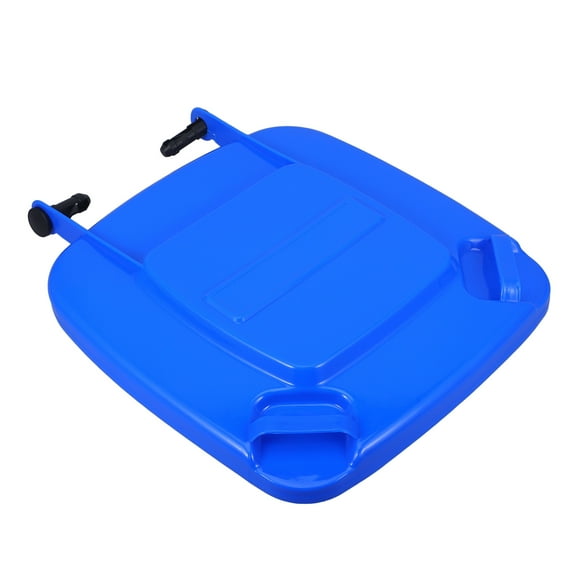 STOBOK 1Pc Plastic Trash Bin Lid Replacement Blue Cover for Large Outdoor Waste Bin