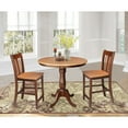 thumbnail image 3 of International Concepts 3 Piece 36" Round Counter Height Dining Set, 3 of 3