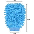 thumbnail image 2 of 6 pcs Microfiber Car Wash Mitts, Double Sided Chenille Mitts for Car Cleaning (Small), 2 of 5