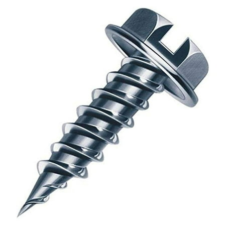

HW8X1/2ZT #8x1/2 Zip-in Screws with Hex Washer Slotted Head 1 000-Pack