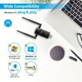 thumbnail image 5 of USB WiFi Adapter For PC: 1300Mbps Dual 5Dbi Antennas 5G/2.4G USB Wireless Network Adapter For Desktop Laptop - WiFi Dongle Supports Windows 10, 5 of 8