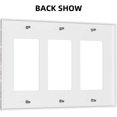 thumbnail image 4 of Light Switch Cover Cartoon Underwater Sea Animal Ocean Sea Turtle 2 Gang Wall Plate Double Light Switch Plate Toggle Decorative Outlet Covers Electrical Switchplate for Bathroom Nursery Decor, 4 of 8