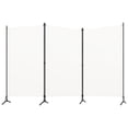 thumbnail image 1 of vidaXL 3-Panel Room Divider White 260x180 cm, 1 of 4