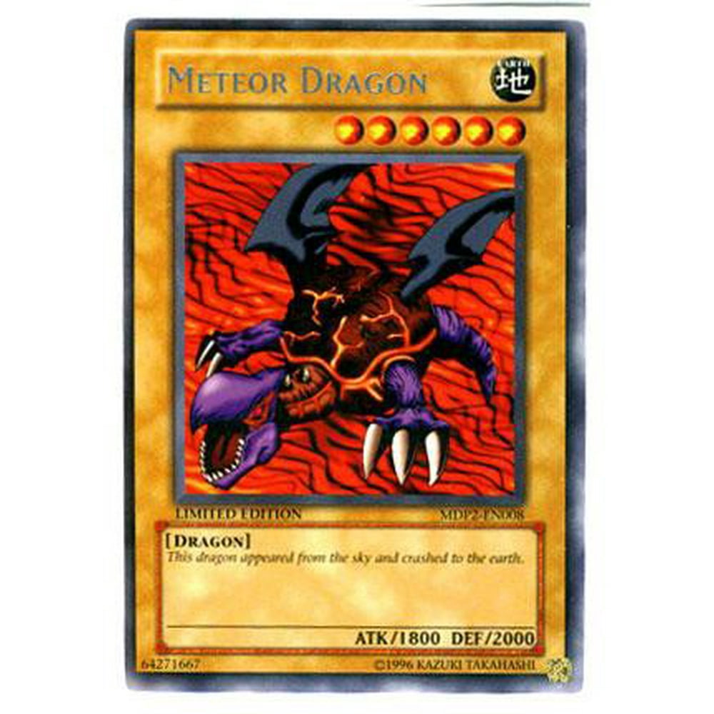YuGiOh McDonald's Limited Edition Series 2 Meteor Dragon MDP2EN008