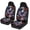 Patriotic Bald Eagle Print, variant on Uourmeti Polyester Universal Car Seat Covers for Automotive, Washable Stretch Seat Protector, Gradient Dreamcatcher Design