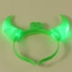 thumbnail image 4 of FELTECHELECTR Diadema con cuernos de diablo parpadeantes y luces LED (verde), 4 of 6