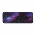 thumbnail image 1 of Space Computer Mouse Pad, Nebula Dark Galaxy Luminous Stars and Cosmic Rays Astronomy Explore Theme, Rectangle Non-Slip Rubber Mousepad Large, 31" x 12" Gaming Size, Magenta Blue, by Ambesonne, 1 of 2