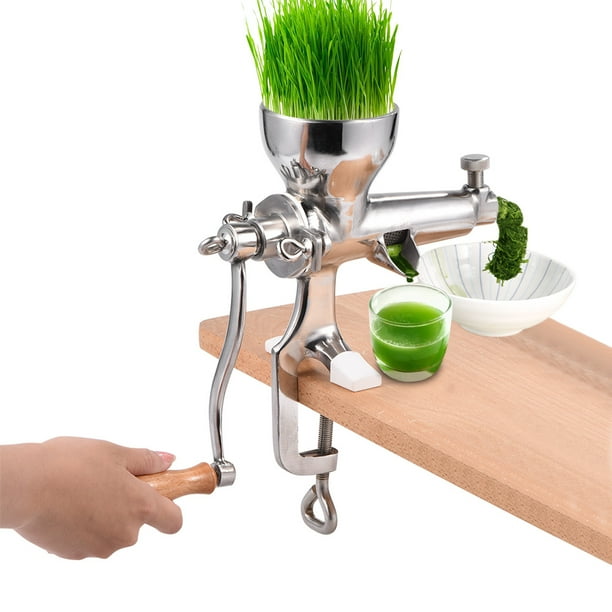 Wheat grass cutting machine outlet