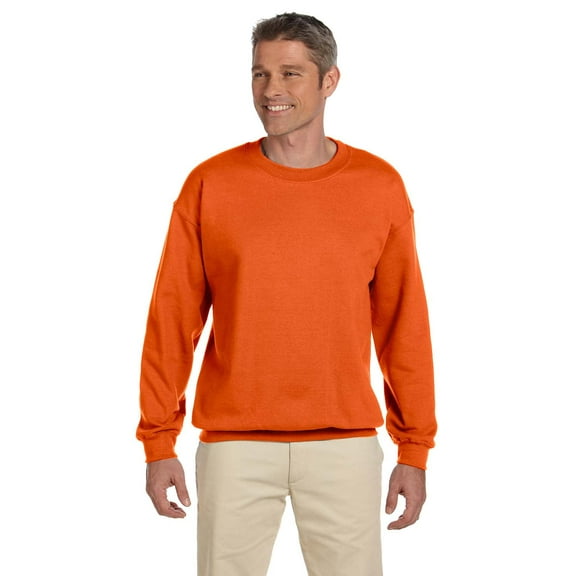 Gildan Heavy Blend Adult Crewneck Sweatshirt , G180 , Orange , Medium