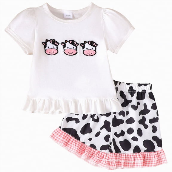 HCNTES Toddler Girl Dress Summer Ruffle Short Sleeve Baby Girl Fashion Casual Dresses for Kids Girls 2t 3t 4t 5t 6t 7t(18-24 Months,D01-Black)