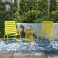 thumbnail image 2 of Novogratz Poolside Collection, Roberta Outdoor Rocking Chair, Yellow, 2 of 6