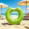thumbnail image 4 of WWC Donut Pool Float, 29 inch Inflatable Swimming Ring, Thick PVC Water Swim Tube for Adults and Kids, Summer Beach Party Decor, 4 of 6