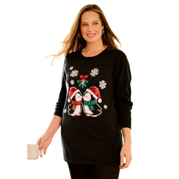 Catherines Women's Plus Size Cozy Whimsy Sweater