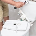thumbnail image 4 of BESTYASH 2Pcs Toilet Lid Repair Kit POM White Prevent Loosening Hotel Maintenance, 4 of 7