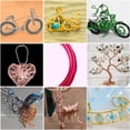thumbnail image 4 of Aluminum Wire Thickness Bendable Wires Bright Color Bike Easy to Use Handy Installation Durability Rust-proof for Crafts DIY dark pink, 4 of 9