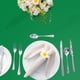 thumbnail image 4 of Nvzi 5pcs Green 83.85 Inch Disposable Plastic Tablecloths Round Table Cloth Plastic Table Cover for Parties, 4 of 5