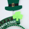 thumbnail image 3 of KAKOWELY 1 juego de diadema decorativa de San Patricio para fiestas (trébol y sombrero de copa), 3 of 4