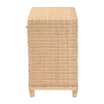 thumbnail image 5 of bali & pari Lanica Braided Natural Rattan Console Table with Drawers and Shelves, 5 of 6
