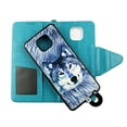 thumbnail image 2 of Case For Moto G Power 2021 Detachable Magnetic Wallet Pu Leather Cover Flap Closure Snap-on Book Style Cases Cash Pocket with Card Slots Holder Wrist Strap 2 in 1 Folio Snow Wolf, 2 of 3